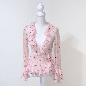 Mods international flower 🌹 blouse